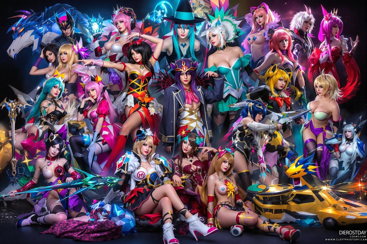 Cosplay作品 - 性感美女写真精彩绝伦的角色扮演摄影，从二次元到奇幻世界的视觉盛宴